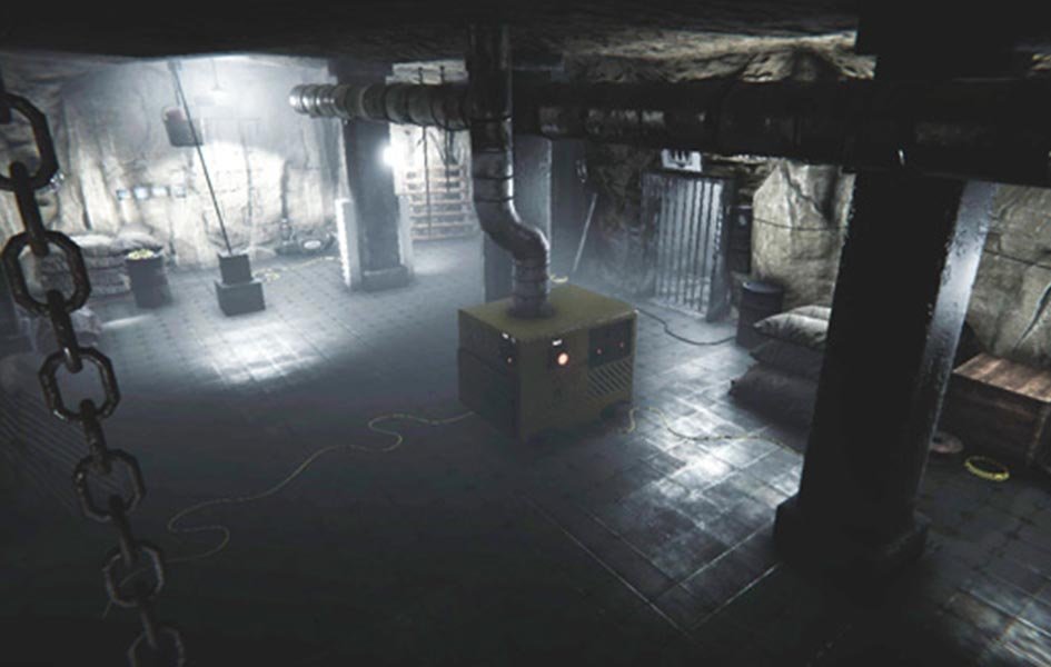 la mine